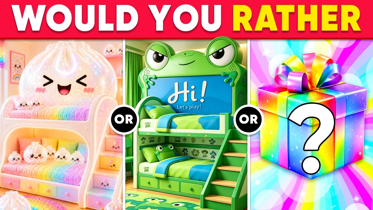 Would You Rather...? MYSTERY Gift Edition 🎁🤔💎 HARDEST Choices Ever ~ Quiz Alien