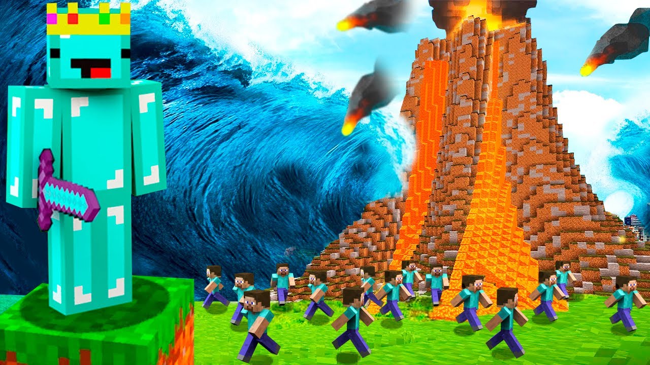 I Trapped 100 Kids with NATURAL DISASTERS...