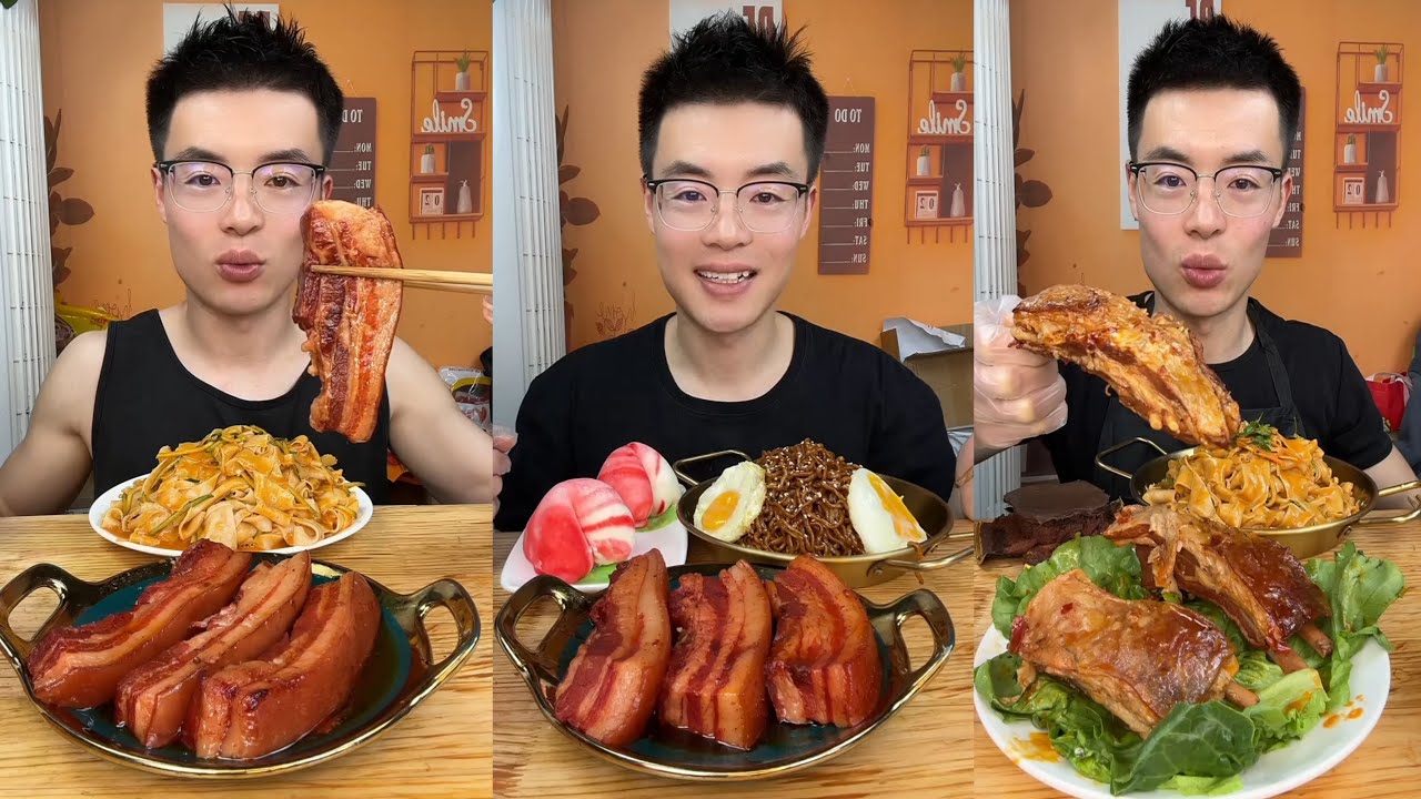【ASMR】【MUKBANG】東坡肉 BRAISED PORK BELLY | EATING SHOW |CHINESE MUKBANG |食べ |吃播 FANG ASMR #咀嚼音 #136