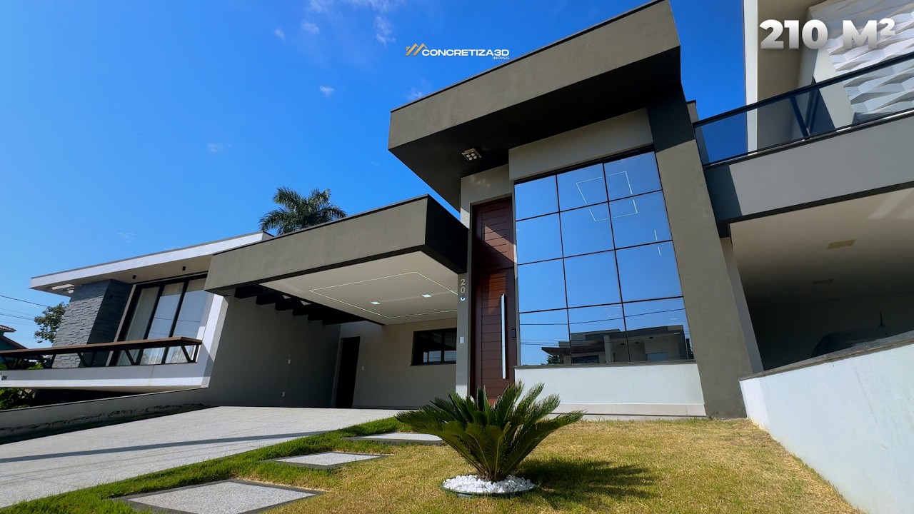 CASA T&Eacute;RREA COM PISCINA E M&Oacute;VEIS PLANEJADOS NO DI ROMA | 3 SU&Iacute;TES E &Aacute;REA GOURMET COMPLETA! 210m&sup2;