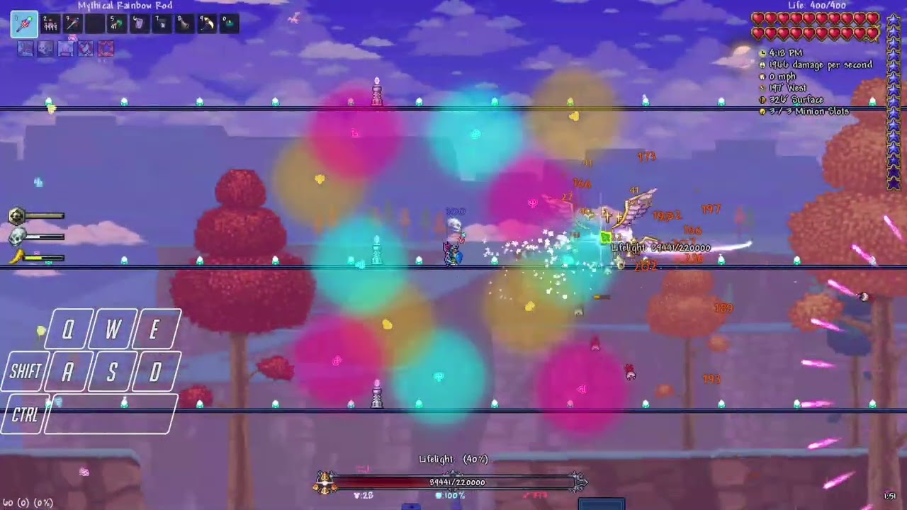 Terraria Fargo's Souls Legendary Masochist No Hit: Lifelight (v.1.7.3.5)