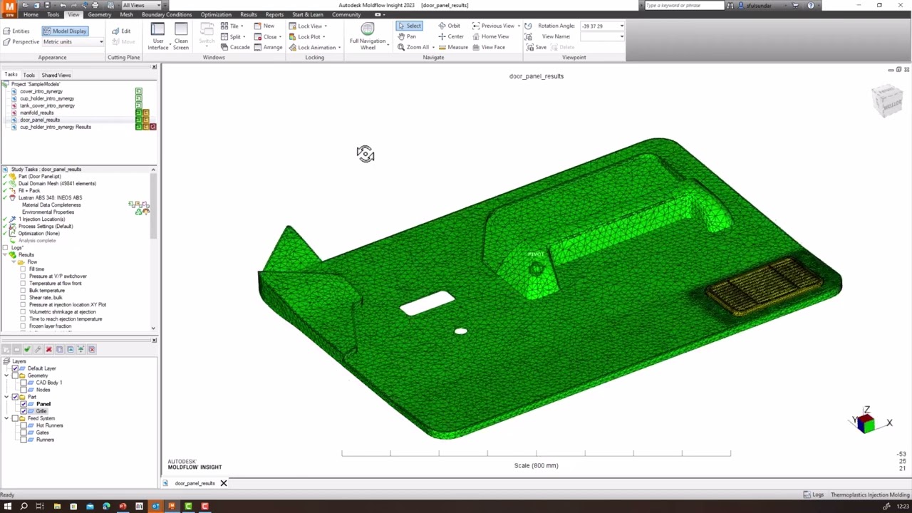 Autodesk Moldflow Report Automation - Audi Report