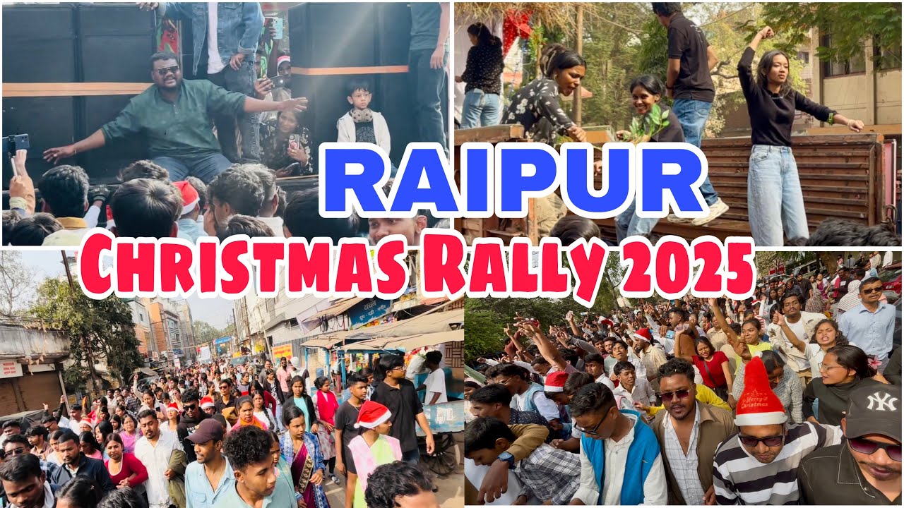 Christmas Rally Raipur 2025 🎅🎄|| Christmas Rally || @AONE27