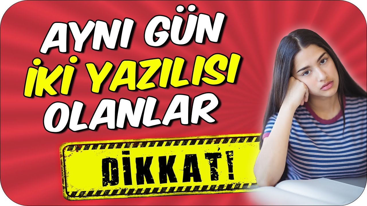 AYNI GÜN 2 YAZILISI OLANLAR NASIL ÇALIŞMALI 💯 #yazılıkoçu