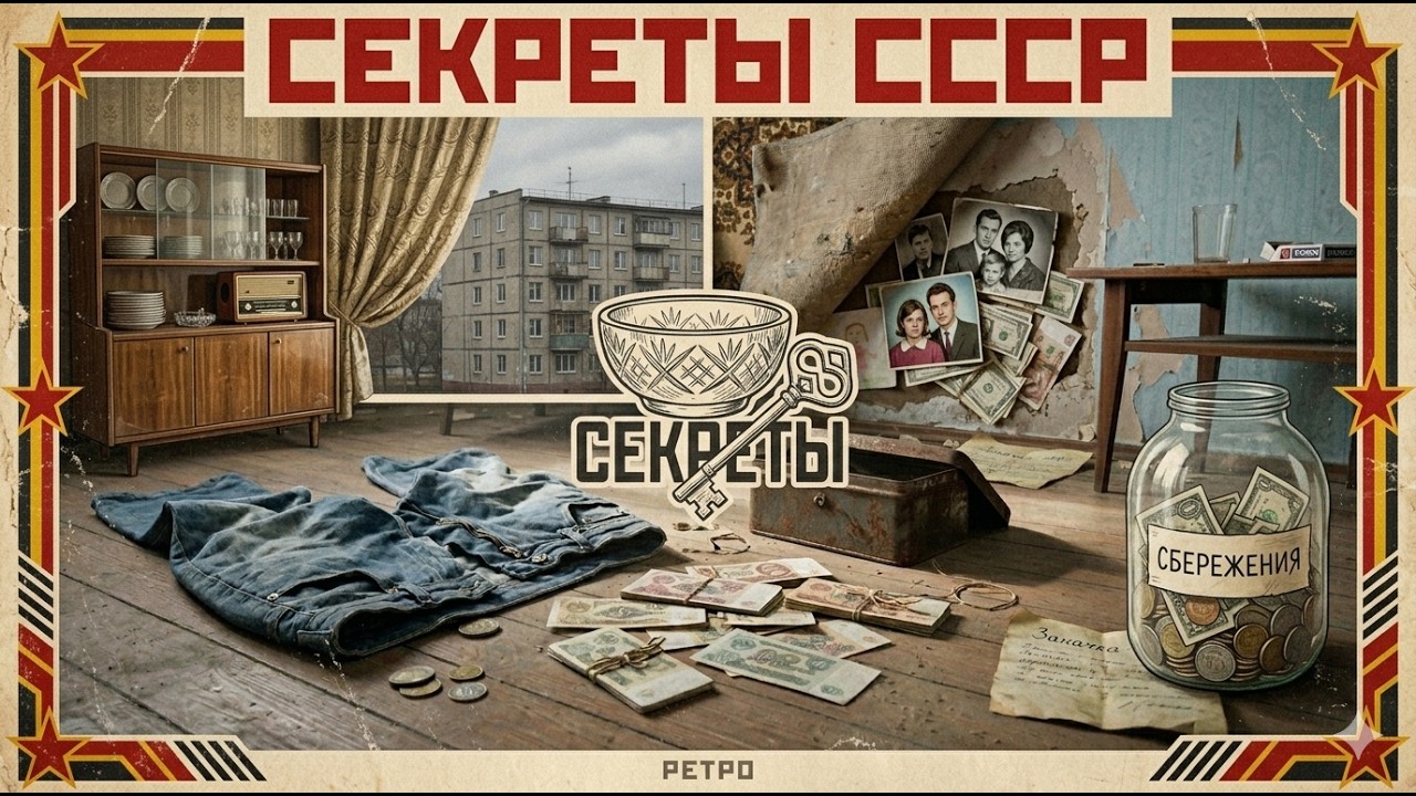 Секретные Тайники в Советских Квартирах: Где Прятали Дефицит, Джинсы Levi’s и Доллары !!!