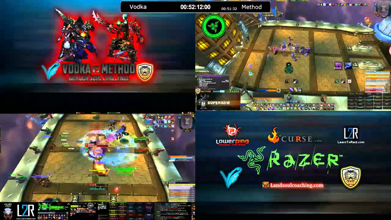 Vodka vs Method Dragon Soul Heroic Speedrun Full with Timer - Athenelive.com #186