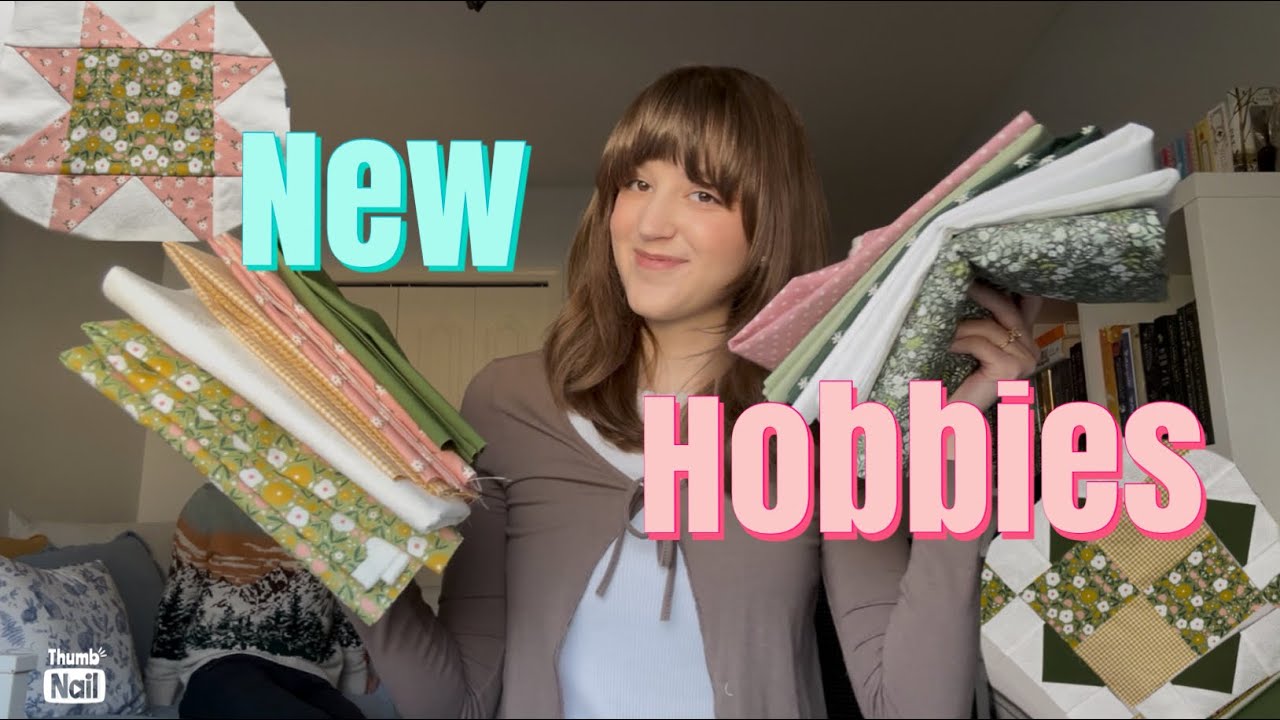 Quilting for the FIRST Time & Trying New Hobbies // VLOG