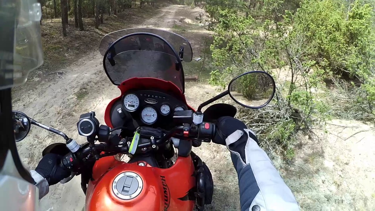 Tiger 955i piaskowa droga, gleba, początki mojego offu / Tiger 955i oddroad sand road,