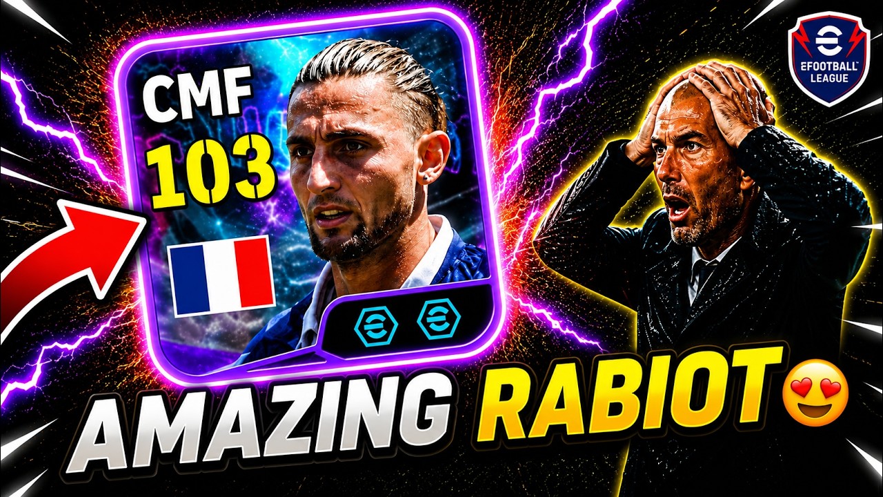 103 RABIOT IS AN ABSOLUTE BEAST 😱🔥 | AMAZING CMF REVIEW | eFootball 2027