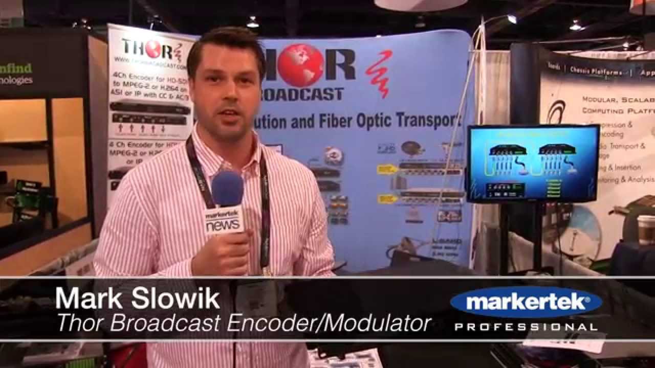 Thor Fiber 4CH HD-SDI to QAM Encoder Modulator w/ Low Latency