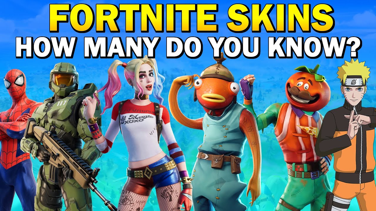 Guess The Fortnite Skin in 3 seconds | 65 Popular Fortnite Skins | How Many Do You Know?