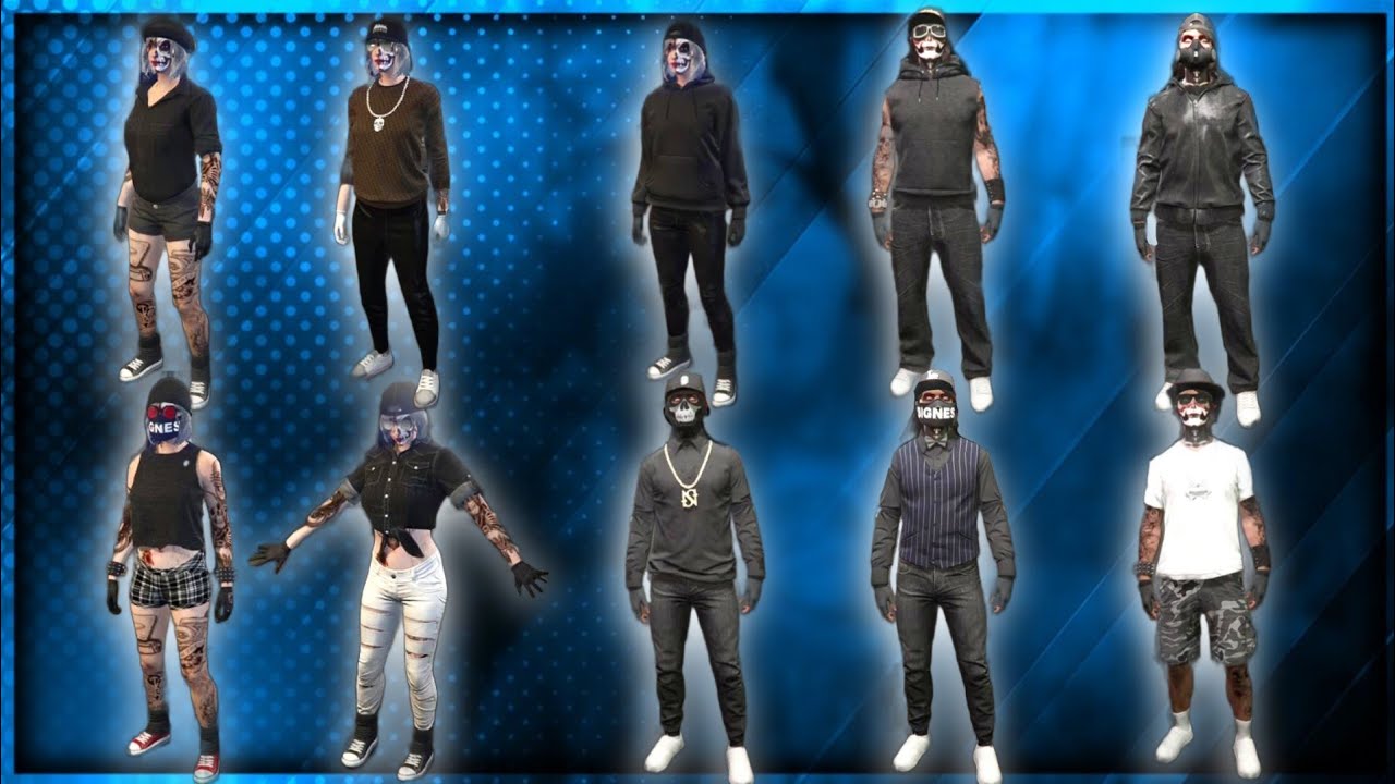 ملابس رن قن لشخصية البنت والولد تصميم العنيد والعماني قادحه وقويه واسطوريه تضيع ايمم قراند GTA 5 😍🔥