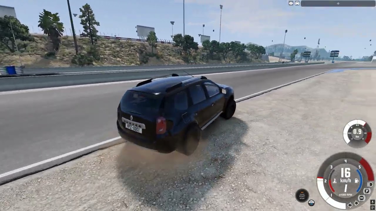 RENO DUSTER with a Steering Wheel | BeamNG.drive