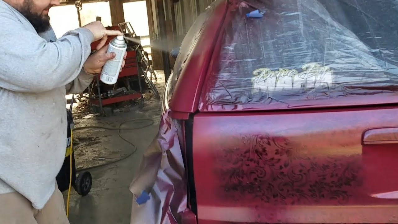 cheap rustoleum spray can lace paint job for the wagon
