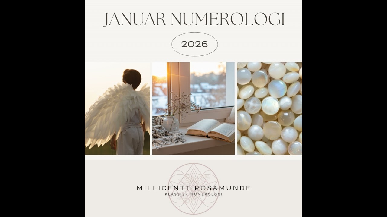 2026 | Numerologisk energi i januar måned i år 2026