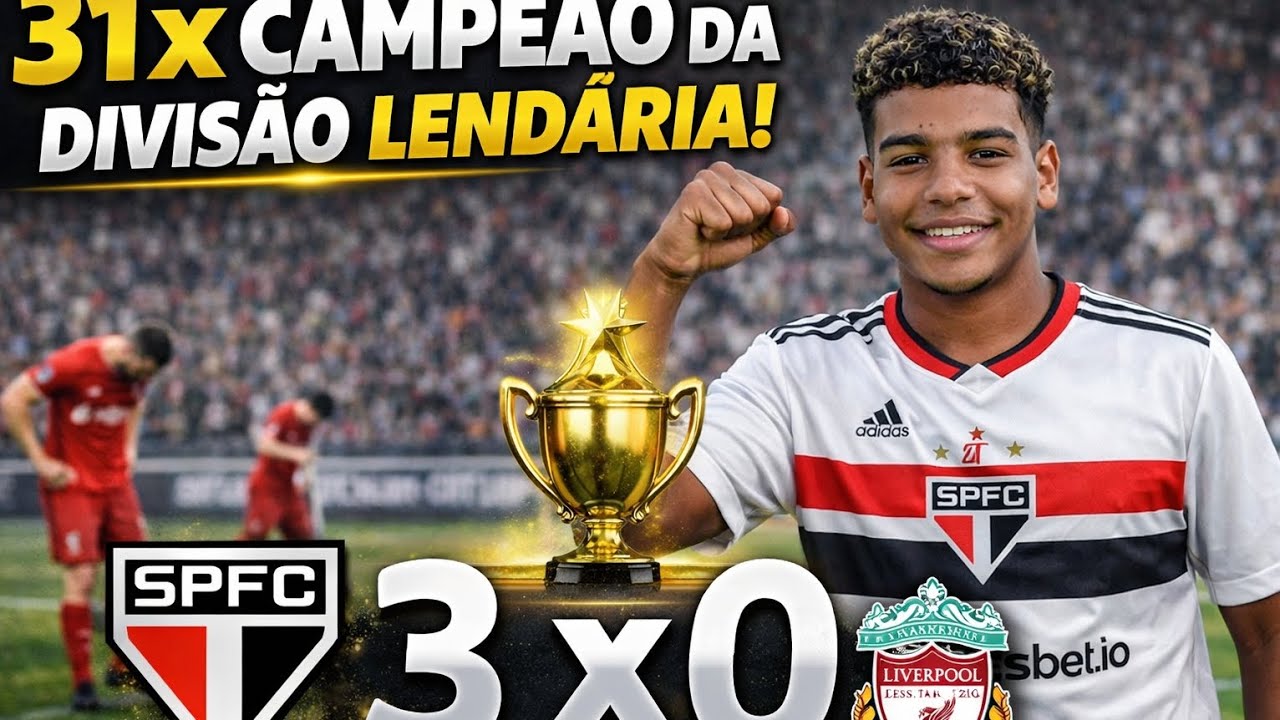 31x CAMPEÃO DA DIVISÃO LENDÁRIA! 3x0 no Liverpool 😳🔥 (E TEVE GOL DE GOLEIRO!)