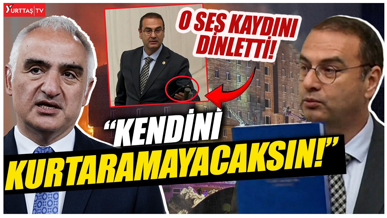 İYİ Partili Rıdvan Uz Meclis'te Bakan'ı terletecek ses kaydını dinletti! TBMM buz kesti!