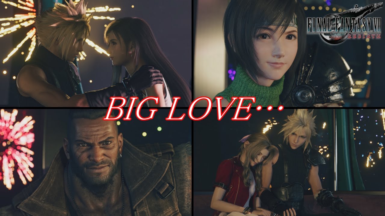 全員分のデートイベントを見て泣いちゃうおじさん【FF7 REBIRTH】
