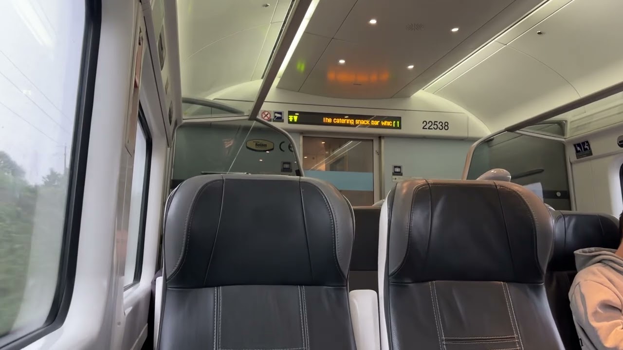 Irish Rail Train Announcement: The Catering Bar is Now Open. (In Irish & English)