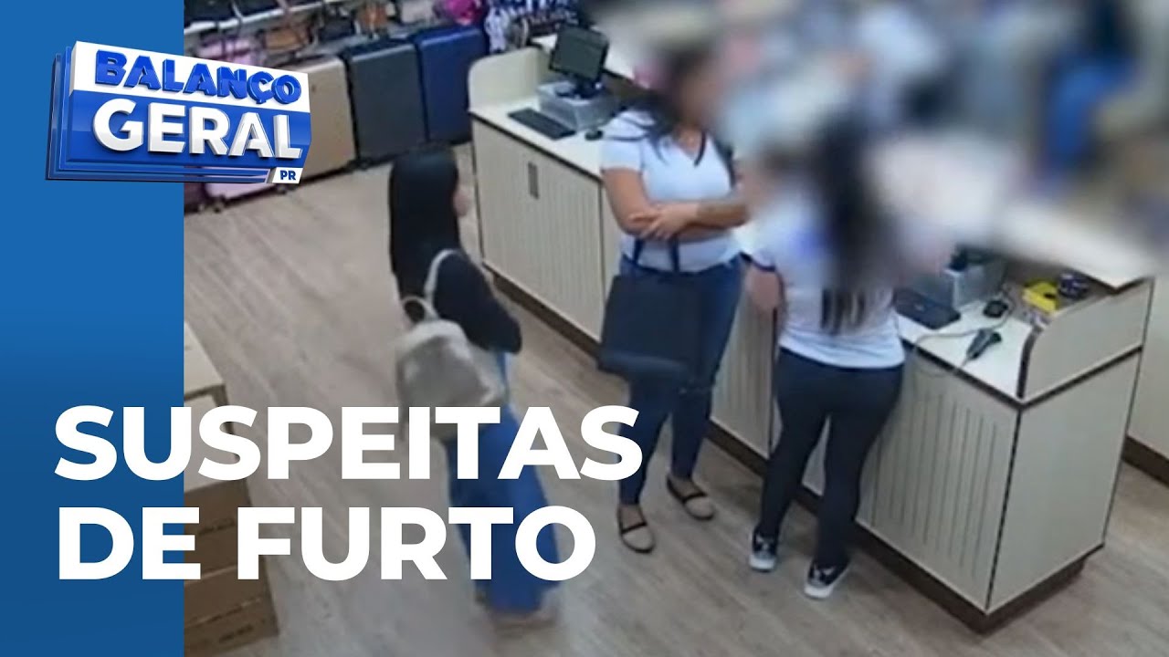 Polícia divulga imagens de suspeitos de furtos em lojas
