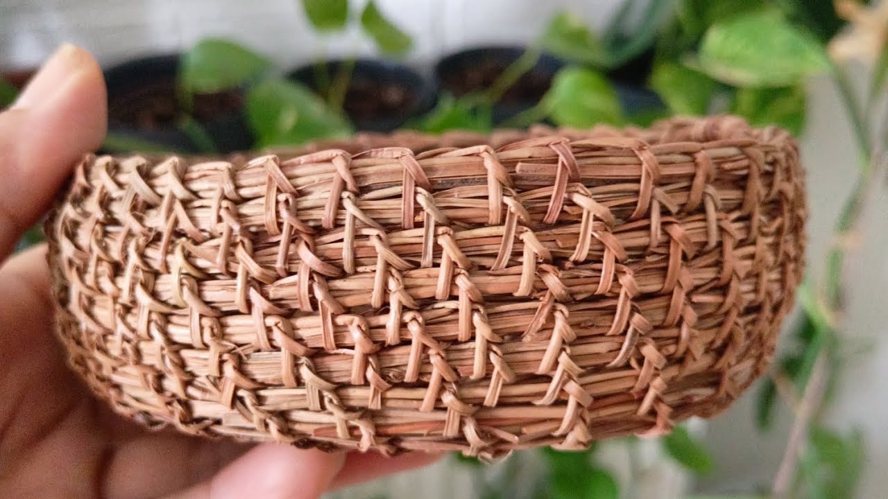 🌲🌲Çam iğnesi ile muhteşem bir dekoratif sepet yaptım.