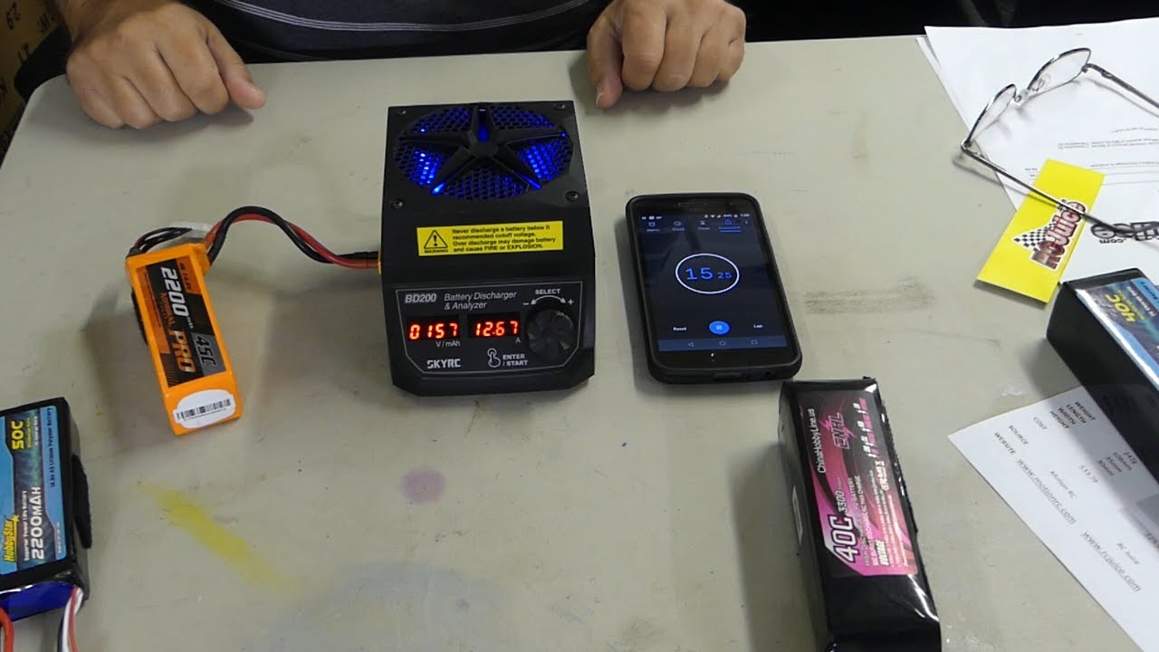 Review of the SkyRC BD-200 Battery Discharger on 7-17-19