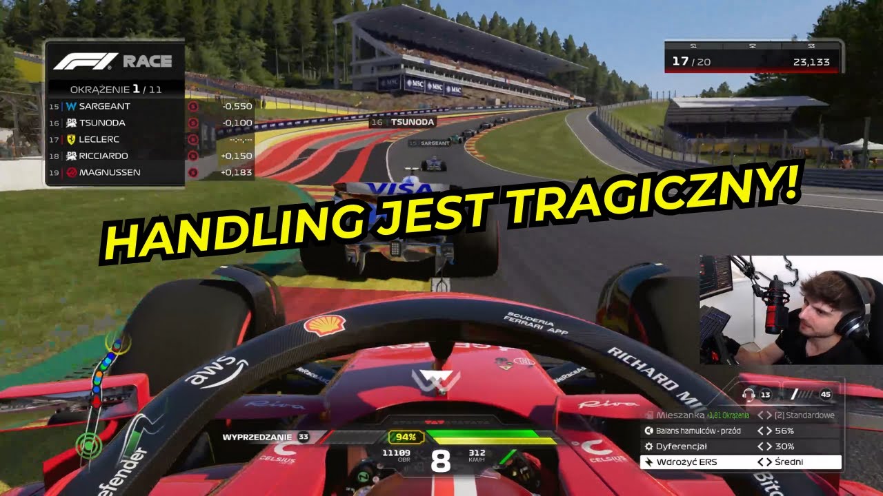 PIERWSZY GAMEPLAY Z F1 24
