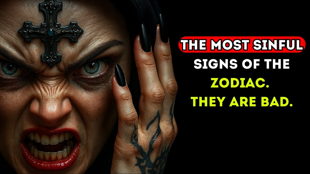 The most sinful signs of the zodiac. They are bad.