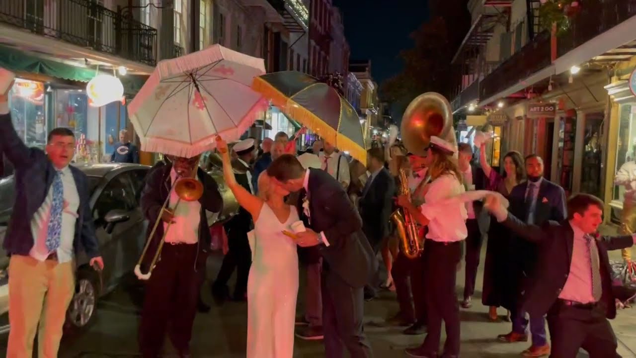 Wedding Second Line, Family Affair Brass Band, New Orleans, LA