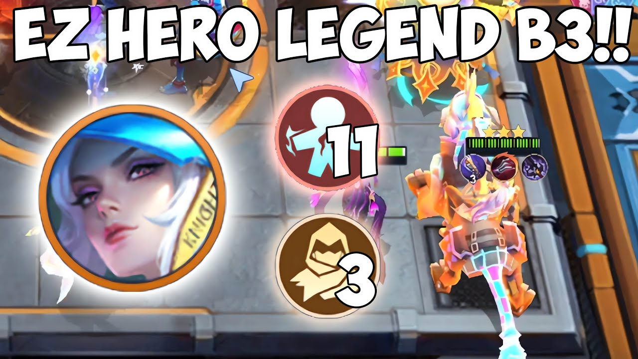 AUTO JADI HERO LEGEND B3 PAKE INI!! HYPER IRITHEL 11 METRO 3 SCAVENGER!! MAGIC CHESS INDONESIA