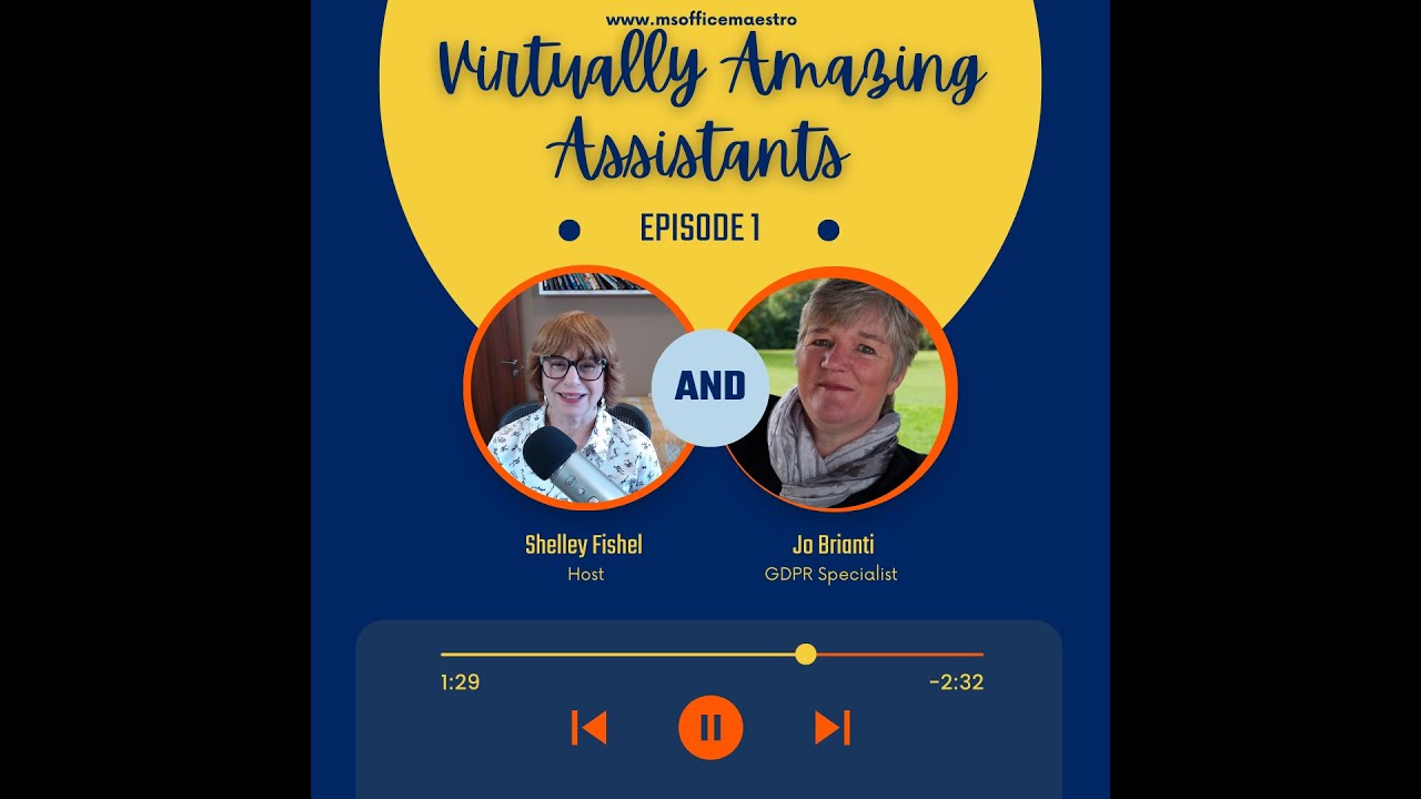 Virtually Amazing Assistants Podcast - Episode One with Special Guest Jo Brianti