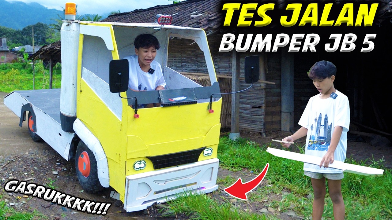 BUMPERNYA GASRUK!!😱😱 TES JALAN TOWING DIMAS SETELAH PASANG BUMPER JB5 SPION DAN LAMPU ROTARI..