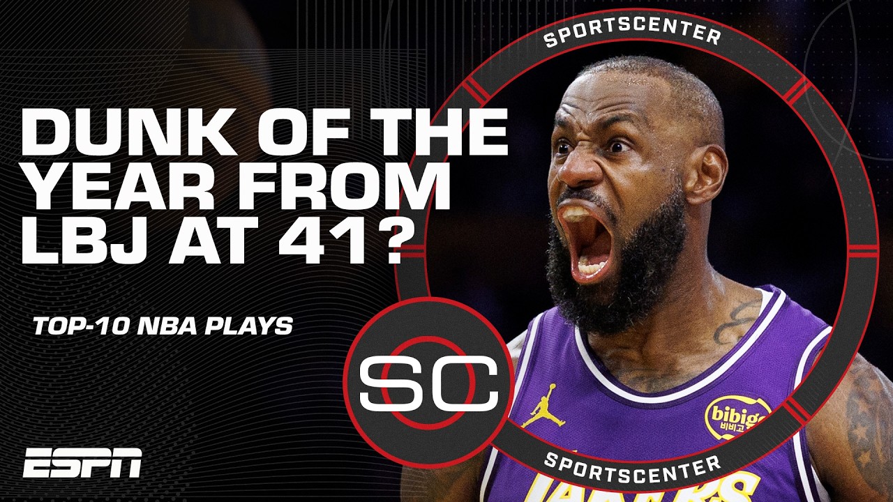 Was LeBron’s dunk over Kornet the best play of the season to date?! | SportsCenter