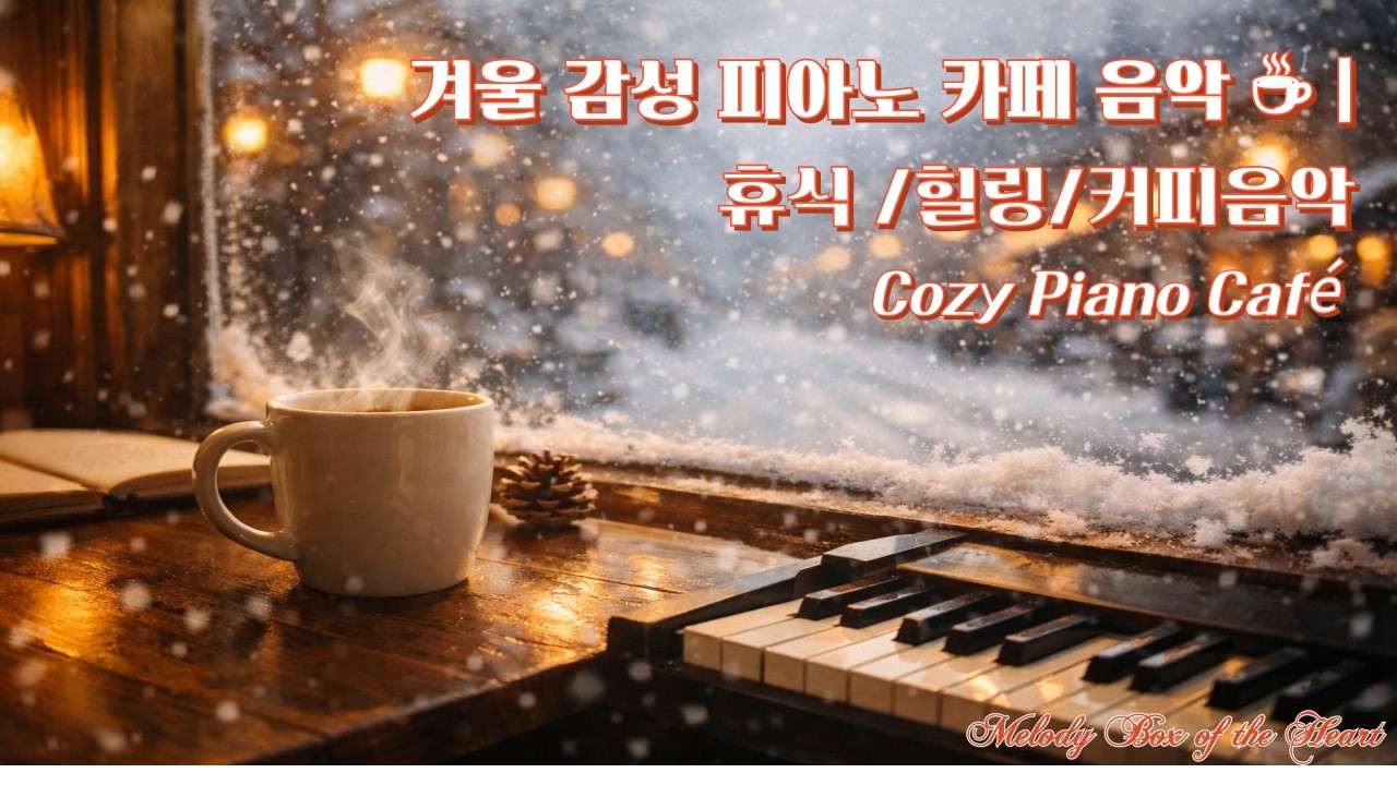 [cafe playlist] 겨울감성 피아노 카페음악 ☕ | Cozy Piano Café#힐링음악 #카페 감성 BGM#겨울음악