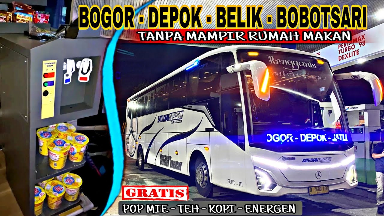 LAYANAN CEPAT BOGOR - BOBOTSARI TIDAK MAMPIR RUMAH MAKAN ‼️Trip Satu Enam Delapan Trans Rengganis 
