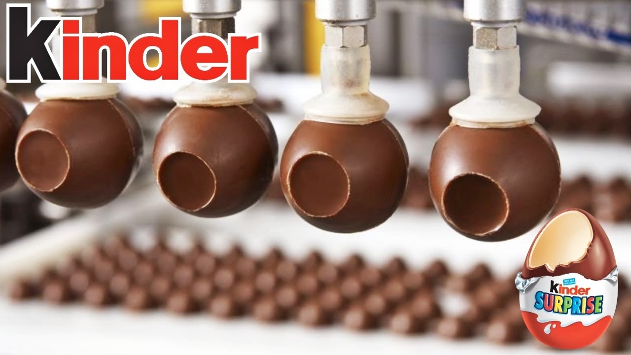 COMO se HACEN los HUEVOS de CHOCOLATE KINDER SORPRESA🥚
