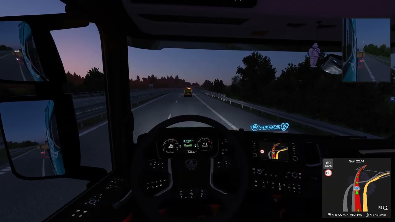 Worlds largest pancake! ETS2 Sweet Truck Haul job 292. Massive Tech Part from Odense to Hirtshals DK