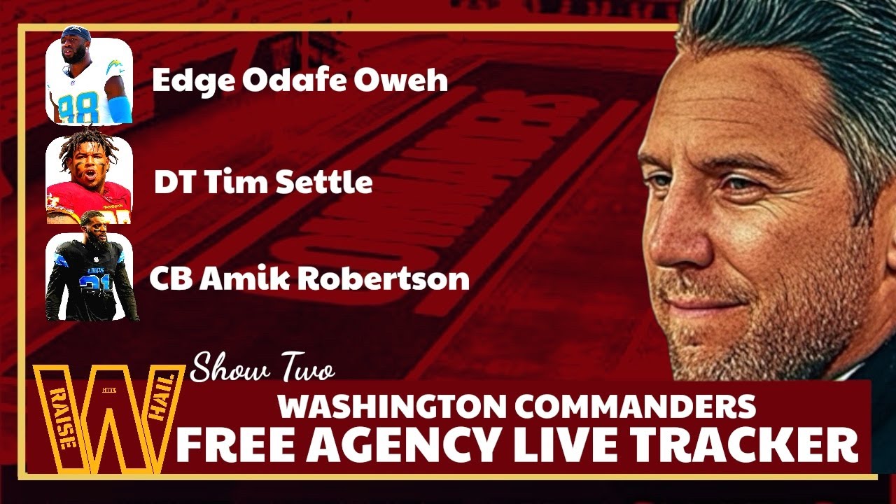 🔴 LIVE: Commanders Free Agency Recap | Show Two