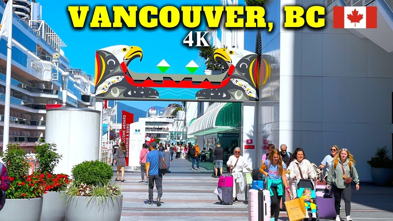 CANADA PLACE VANCOUVER Tour 🇨🇦 | Top Attractions & Breathtaking Views | 4K Walking Tour