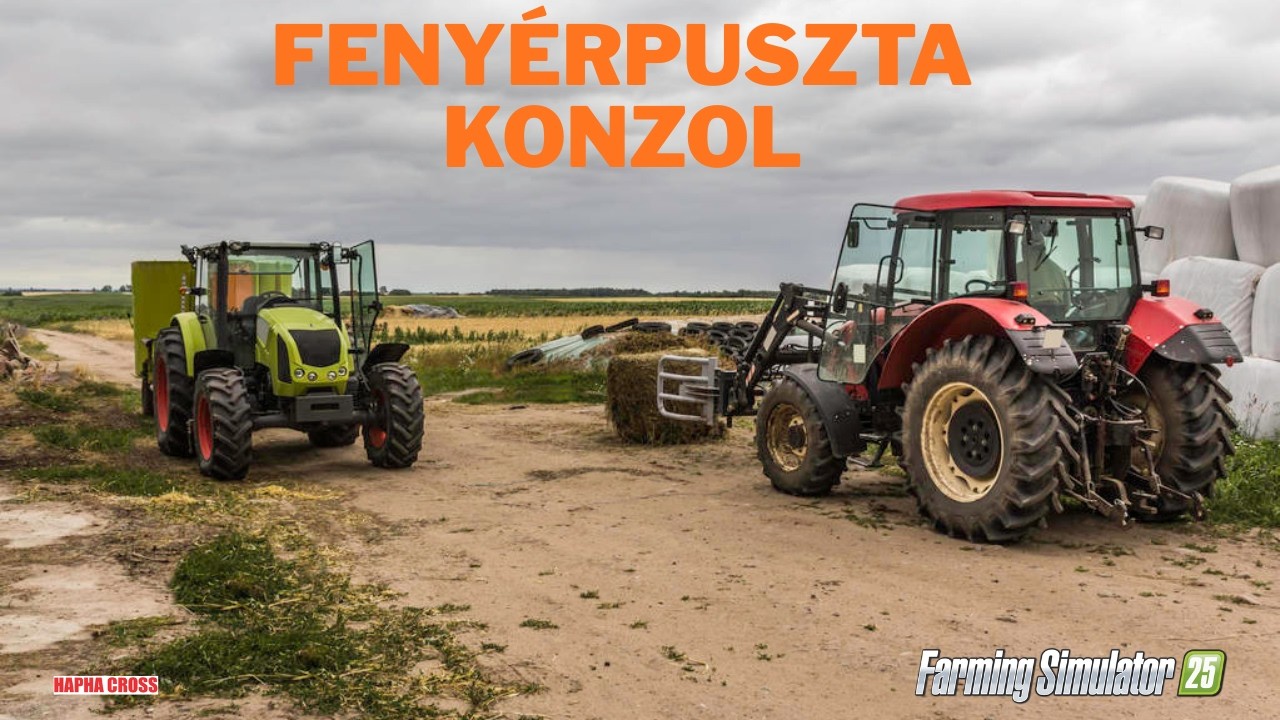 🔴 Farming Simulator 25🚜🌾 | FENYÉRPUSZTA KONZOL || H.F.T. 🤠|| HORI farming vehicle control