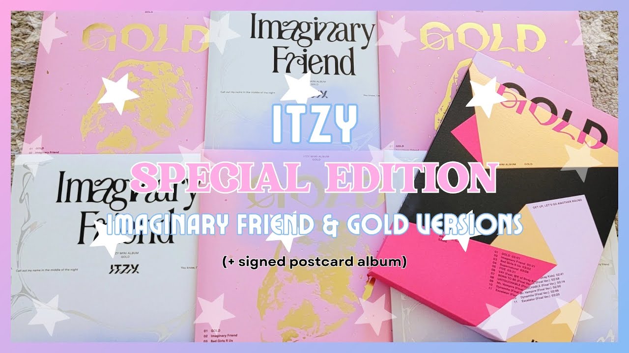 Unboxing ITZY (있지) 9th Mini Album GOLD [Special Editions & Signed Postcard Album]