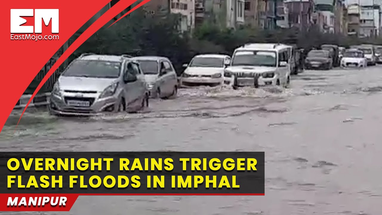 Manipur: Incessant rains flood many parts of Imphal city