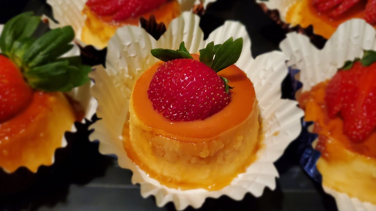 Mini flanes Napolitanas/en moldes desechables