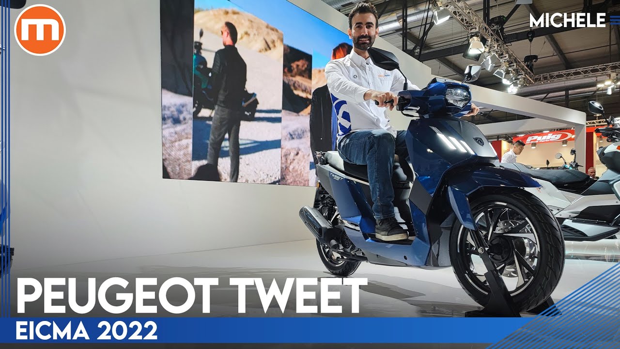 Peugeot Tweet | A EICMA 2022 debutta la nuova versione dello SCOOTER a ruote alte francese