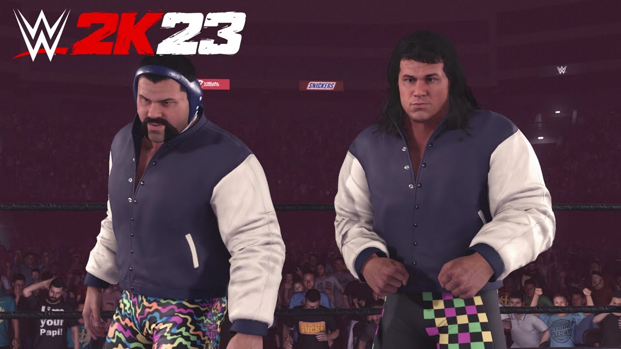 WWE 2K23 - Steiner Brothers (Entrance, Double-Team-Moves, Finisher)