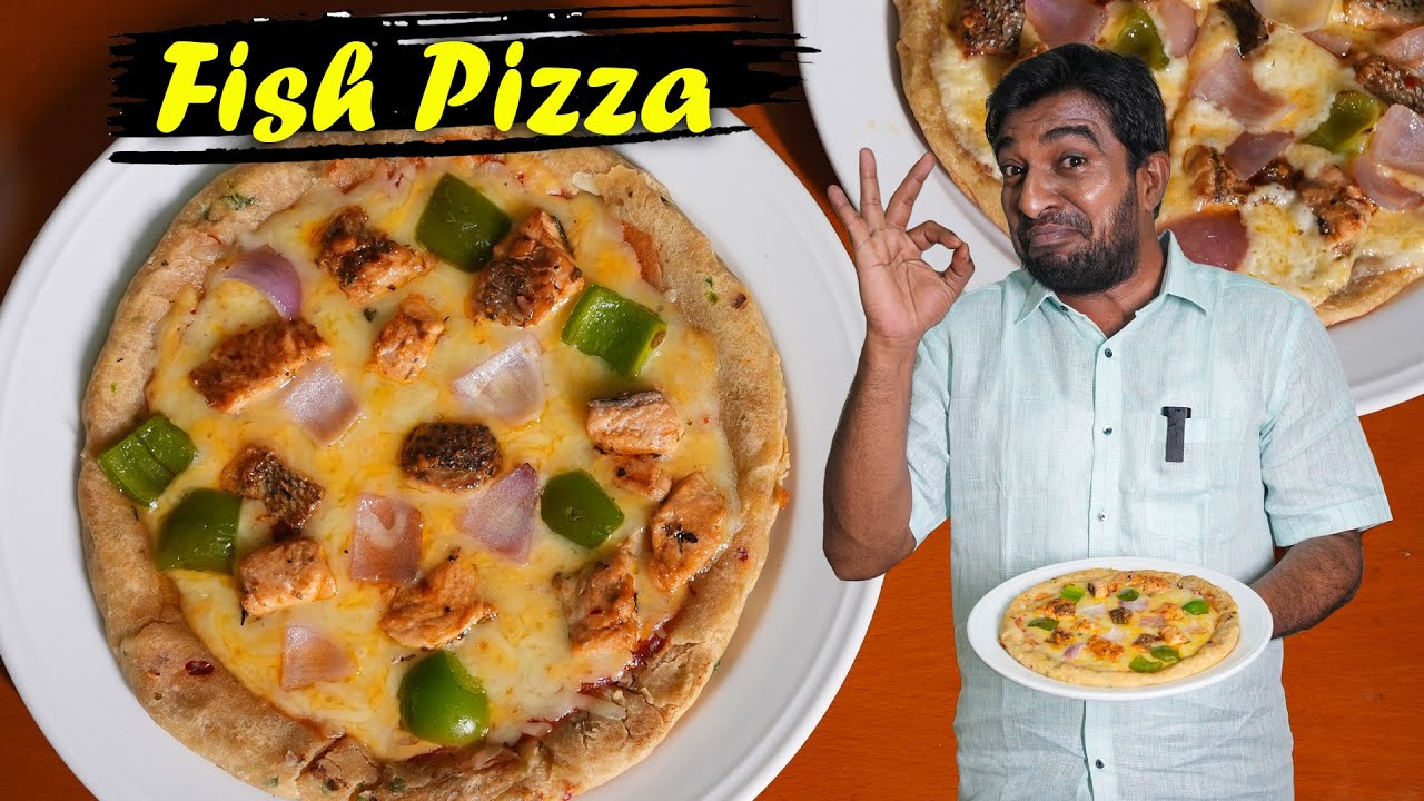 Fish Pizza Recipe in Tamil | Easy Cooking with Jabbar Bhai...
