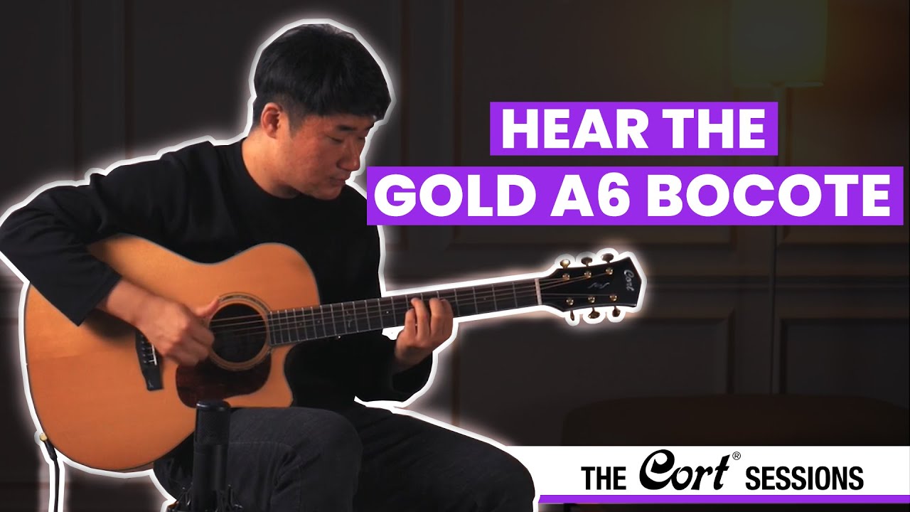 Hear The Cort Gold A6 Bocote Acoustic Guitar