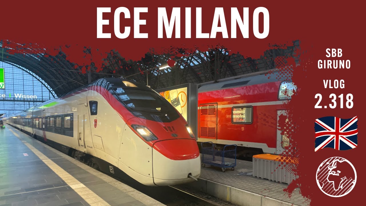 In a Giruno from Frankfurt to Milan | TripReport (1st class) | Vlog 2.318