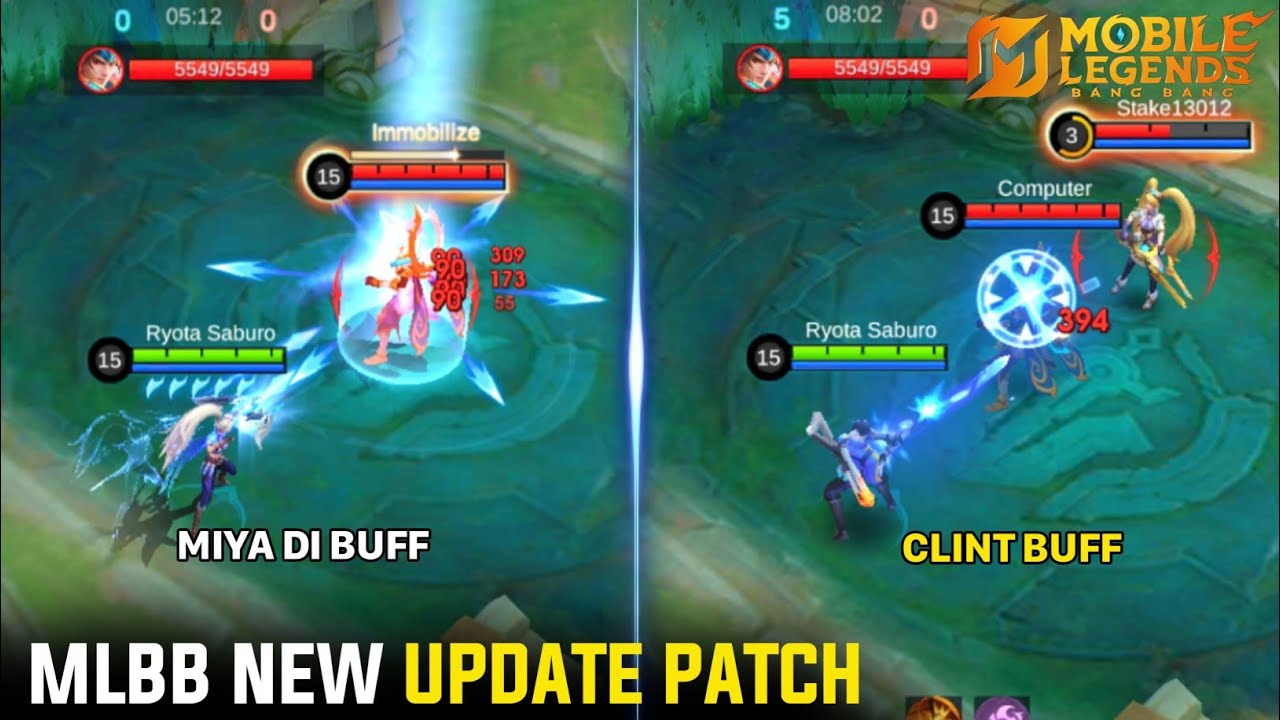 MIYA BUFF, CLINT BUFF, ANGELA NERF, SORA NERF PATCH NOTE 2.1.32 | MOBILE LEGENDS