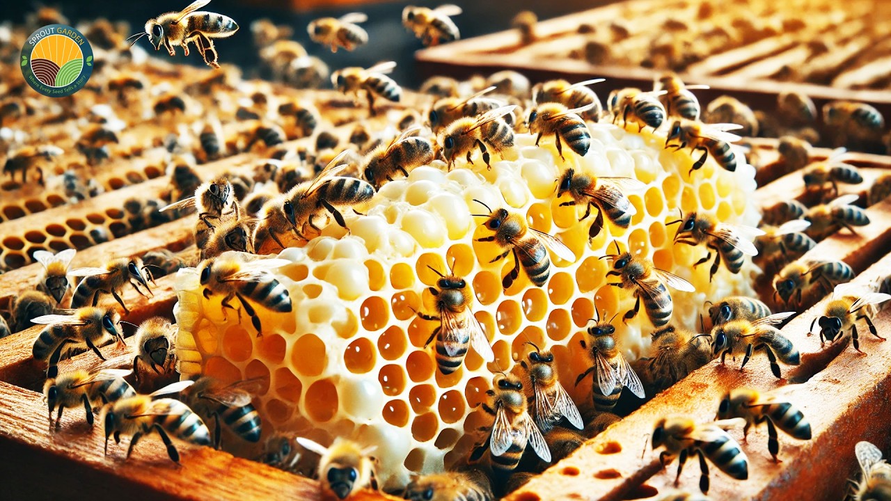 How Japanese Farmers Raised Millions of Bees to Produce Premium Royal Jelly | Farming Documentary